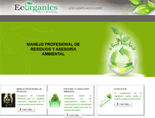 Tablet Screenshot of ecorganicsdecolombia.com